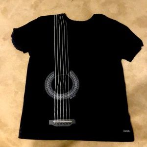 Life is Good Guitar Black T Shirt- Medium